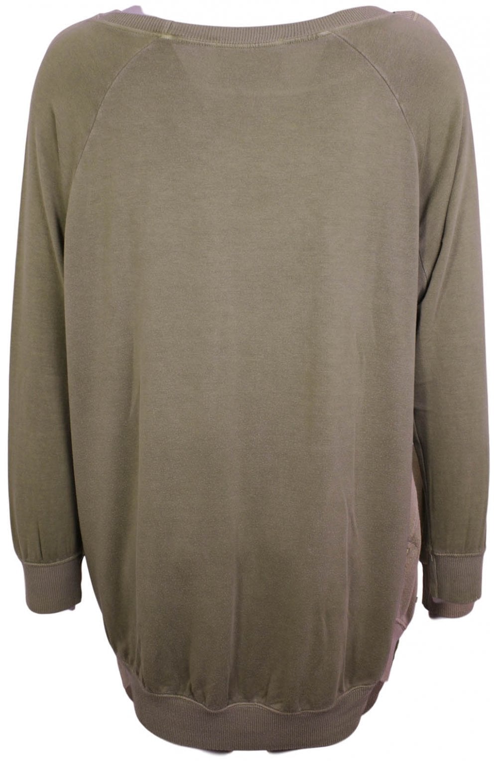 Heart Design Oversized Top