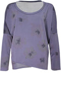 Indigo Chiffon Back Top