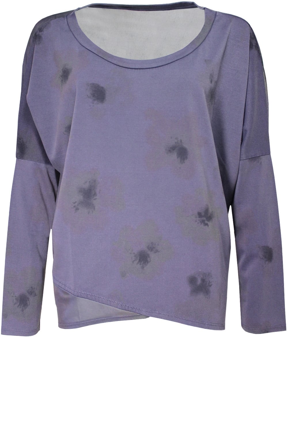 Indigo Chiffon Back Top
