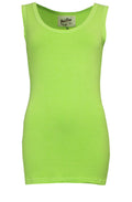 Lime Green Jersey Vest