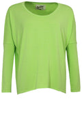 Lime Green Oversized Jersey Top