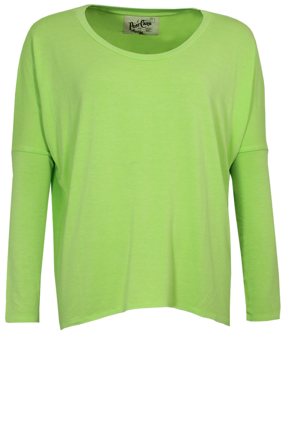 Lime Green Oversized Jersey Top