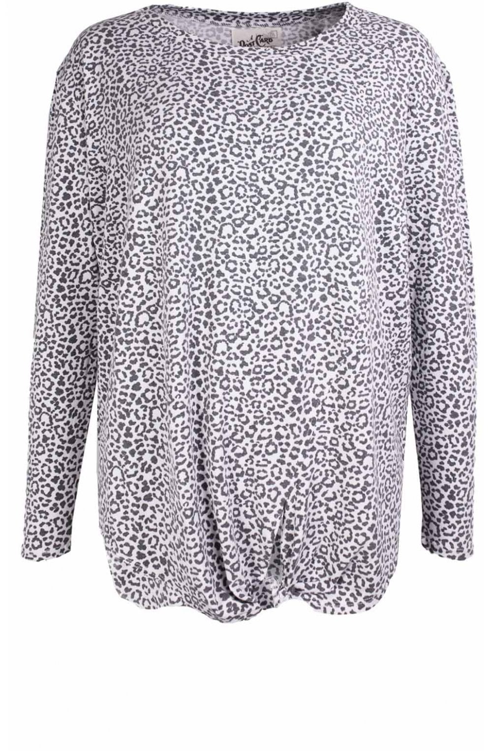 Mallory Leopard Print Top