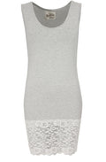Marl Bone Lace Top
