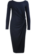 Merci Black Twist Front Dress