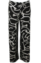 Metallic Chain Print Trousers