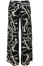 Metallic Chain Print Trousers