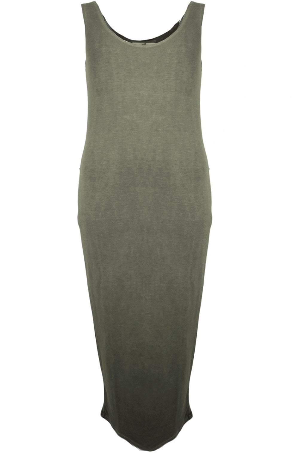 Nancy Khaki Midi Dress