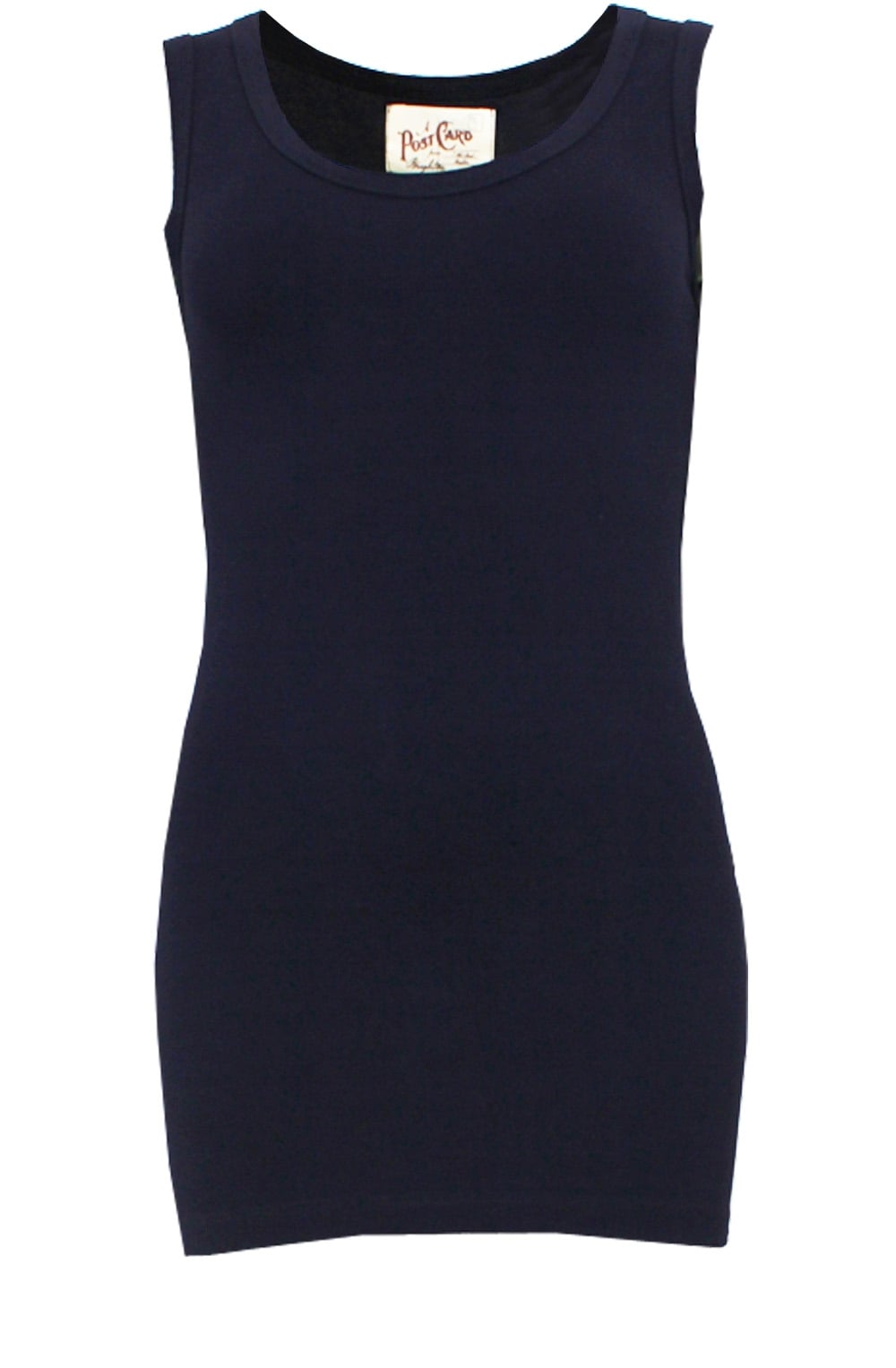 Navy Jersey Vest Top