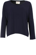 Navy Over Sized Top