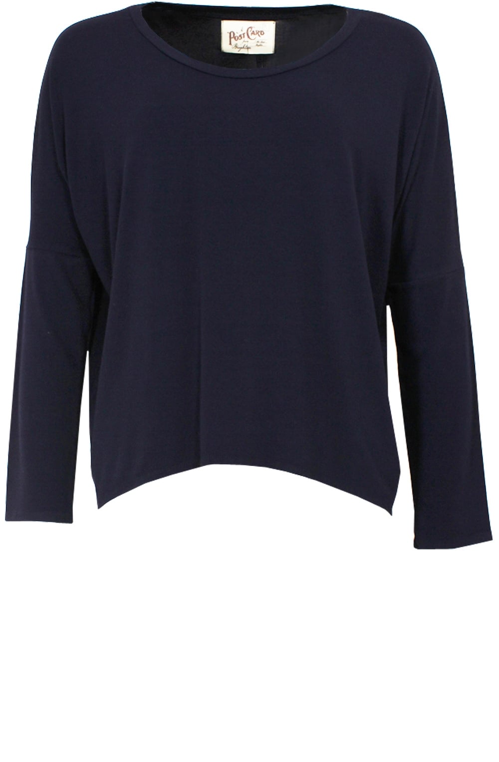 Navy Over Sized Top