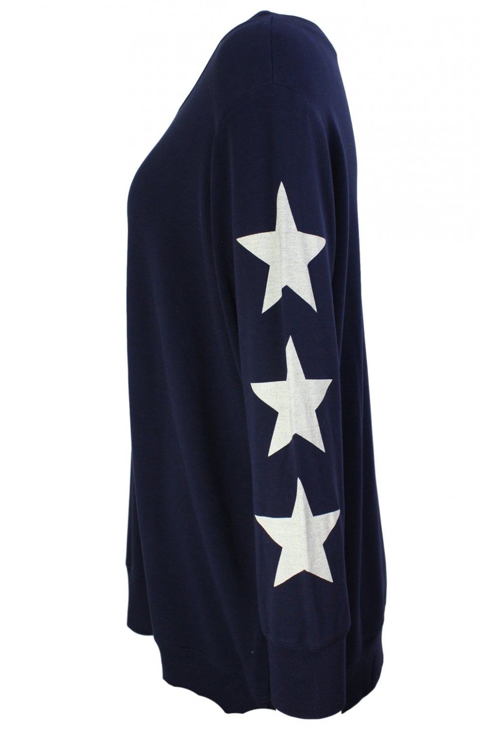 Navy Star Design Top