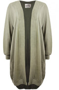 Olive Jersey cardigan
