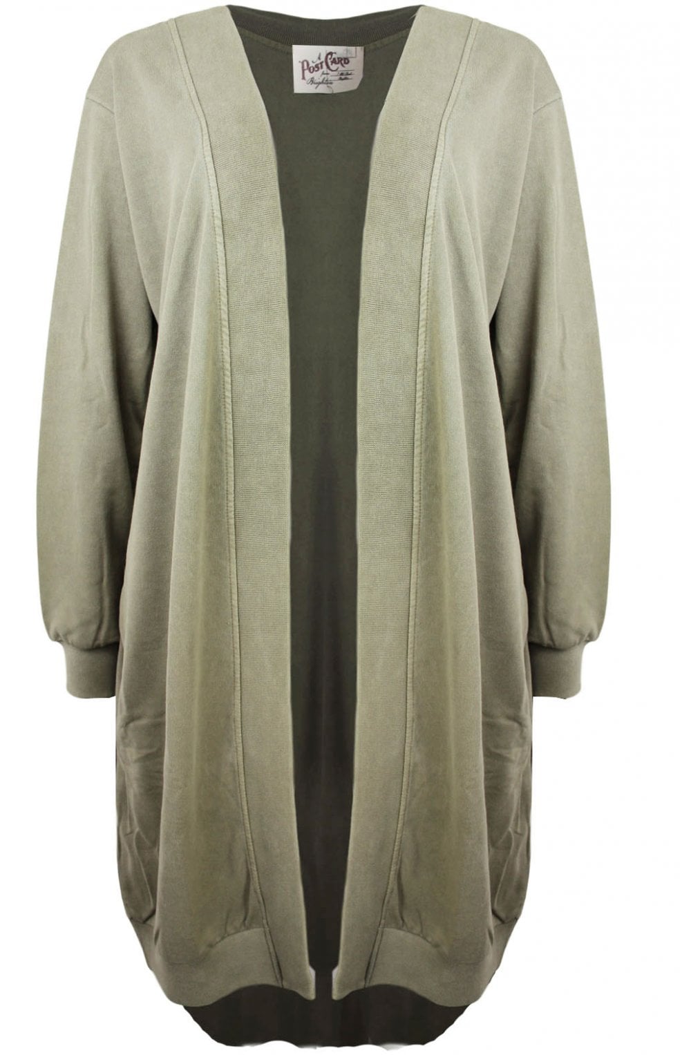 Olive Jersey cardigan