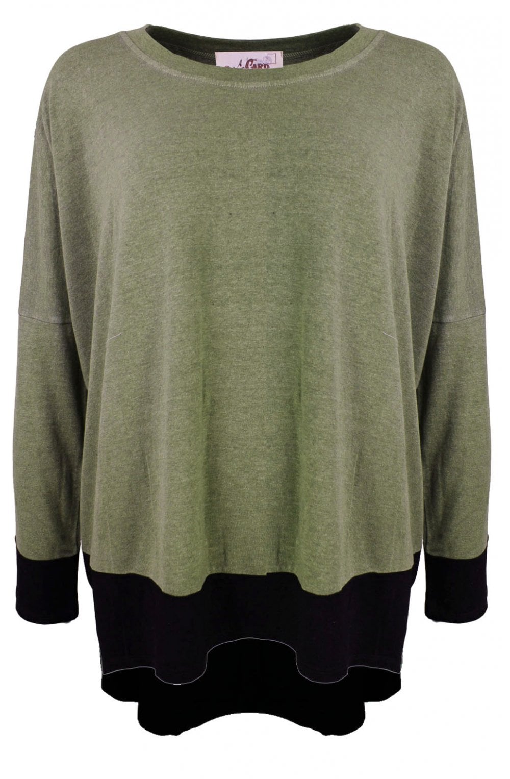 Olive Oversized Jersey Top