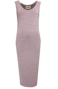 Pink Marl Midi Dress
