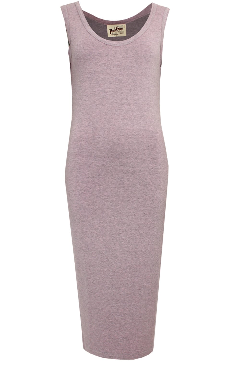 Pink Marl Midi Dress