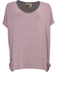 Pink Marl Over Sized Top