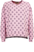 Pink Spot Print Sweatshirt