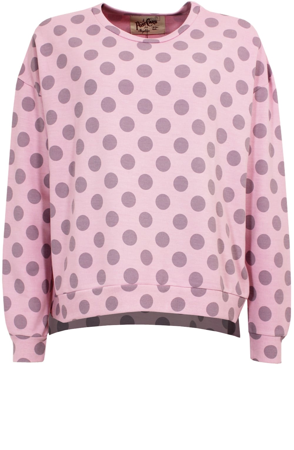 Pink Spot Print Sweatshirt