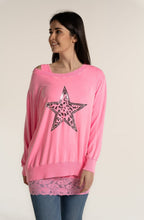 Pink Star Design Sweatshirt