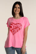 Pink Summer Love T Shirt