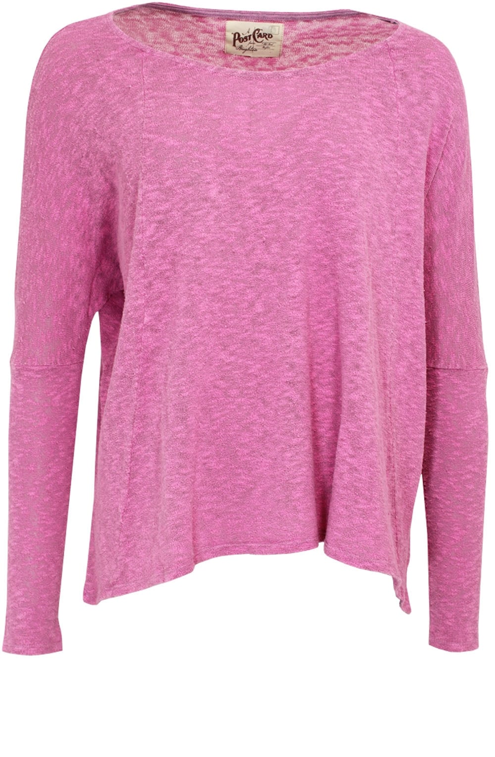 Pink Textured Knit Top
