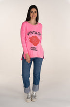 Pink Vintage Girl Sweatshirt