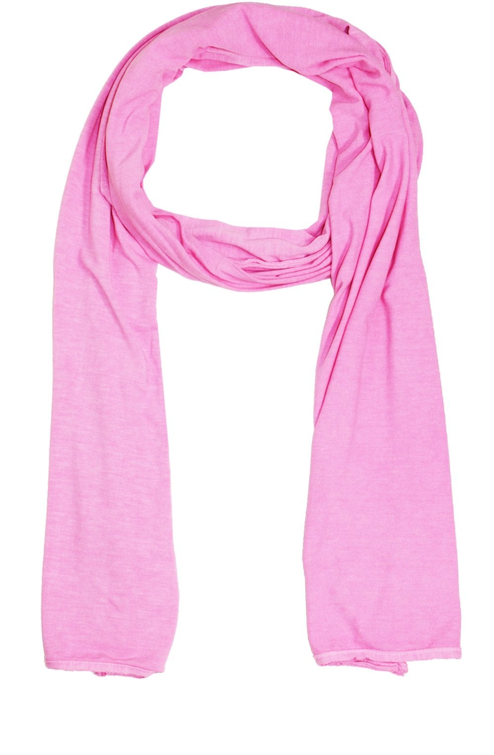 Plain Petal Pink Jersey Scarf