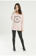 Ready Pink Oversized Top