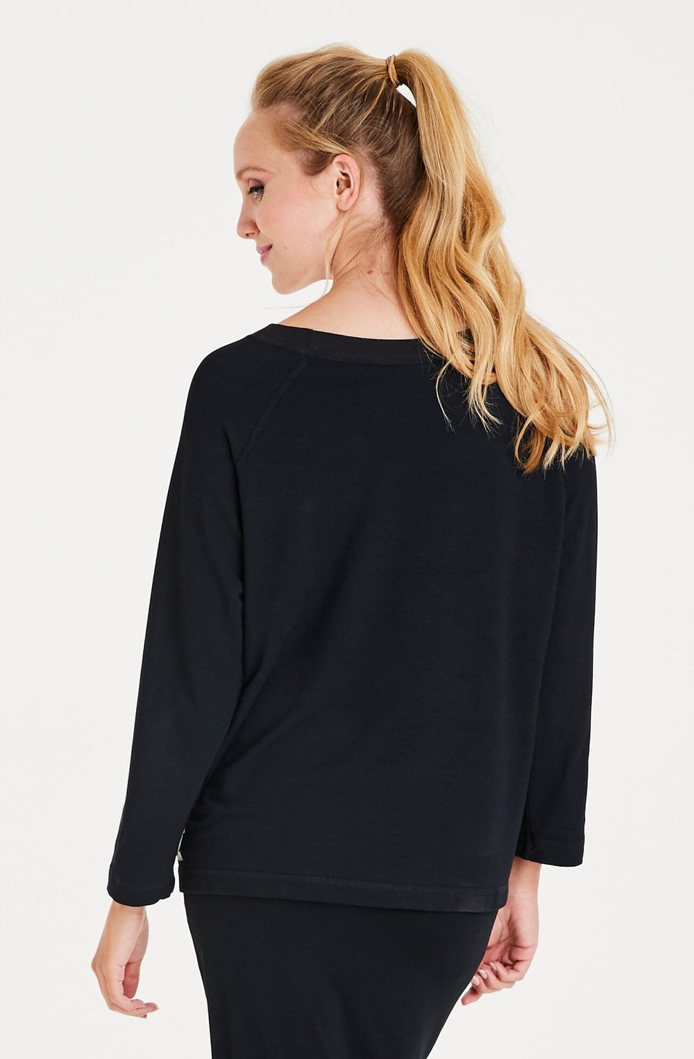 Relax Black Oversized Sweatshirt