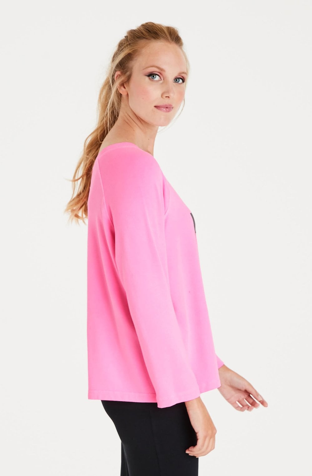 Relax Pink Oversized Sweatshirt