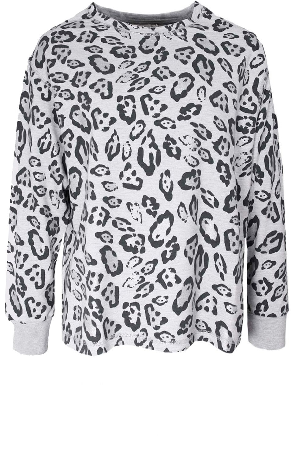 Samatha Coconut white leopard print Top