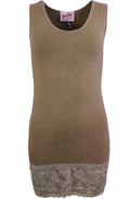 Sammy Lace Vest Top olive