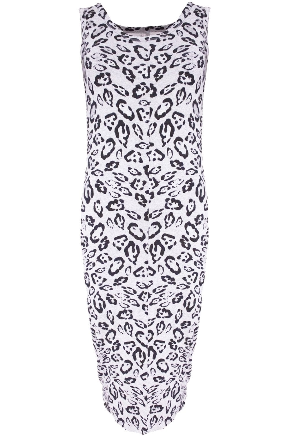 Savannah coconut white leopard print Dress