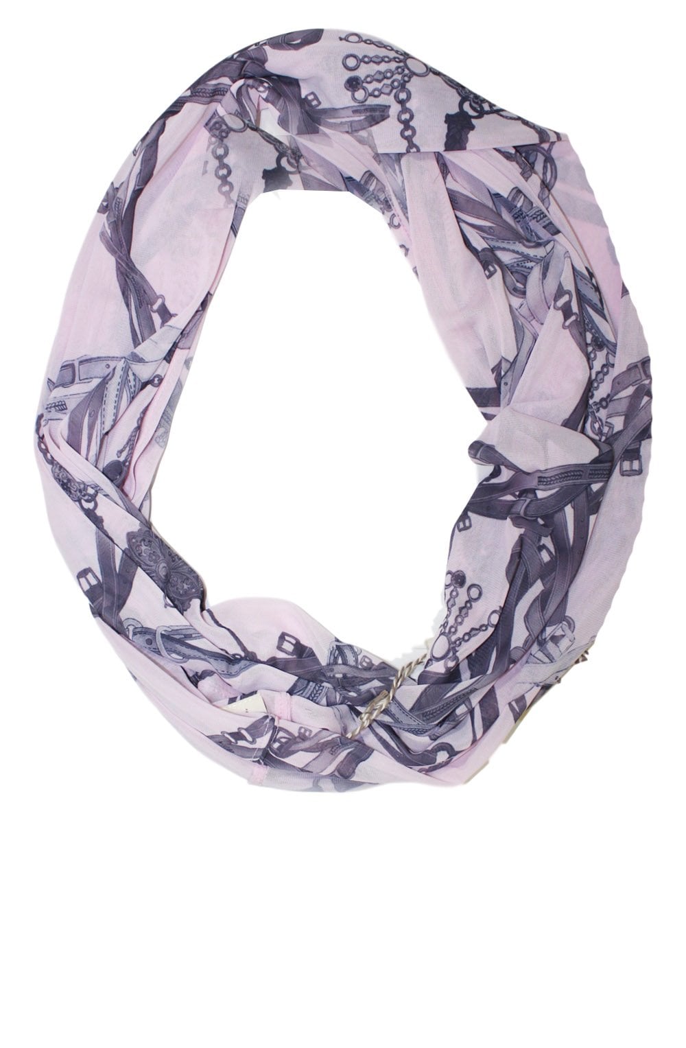 Sheer Chiffon Patterned Snood