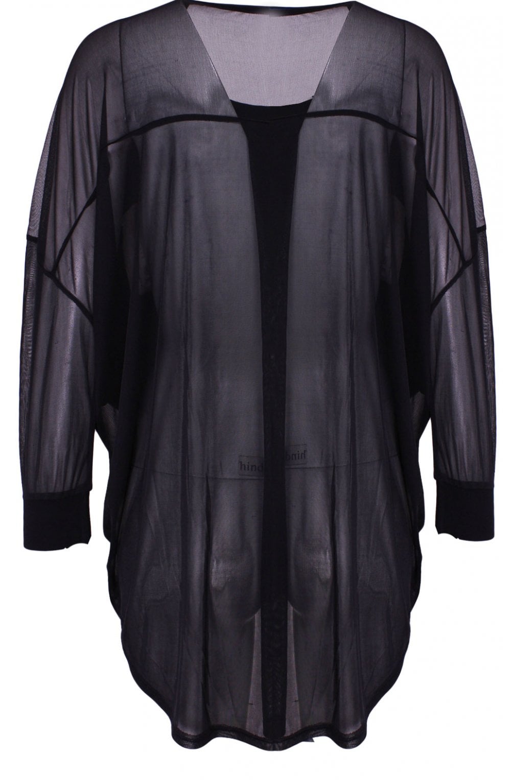 Shirty Soft Black chiffon back Top