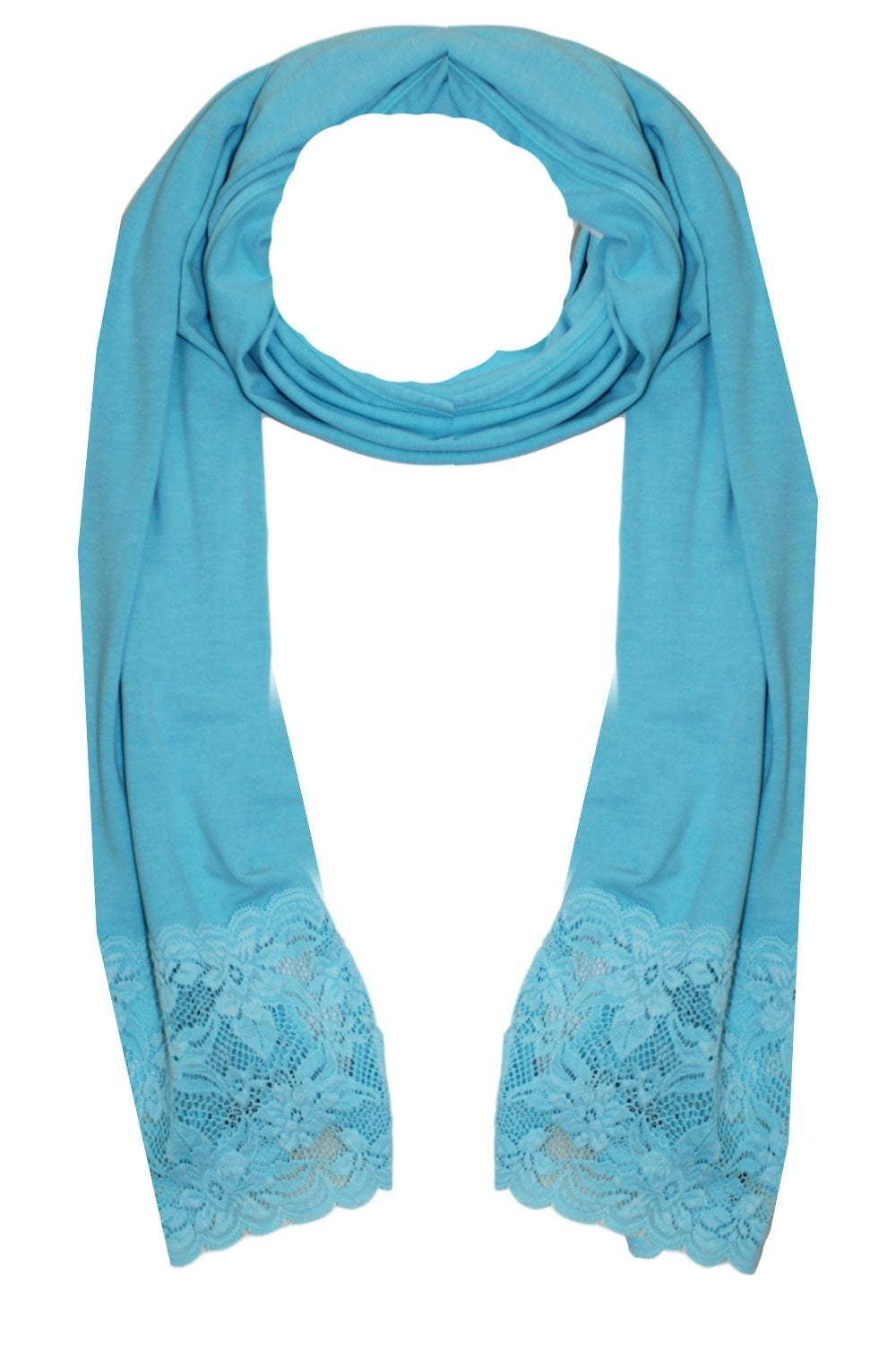 Sky Lace Detailed Scarf