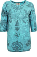 Sky Patterned Top