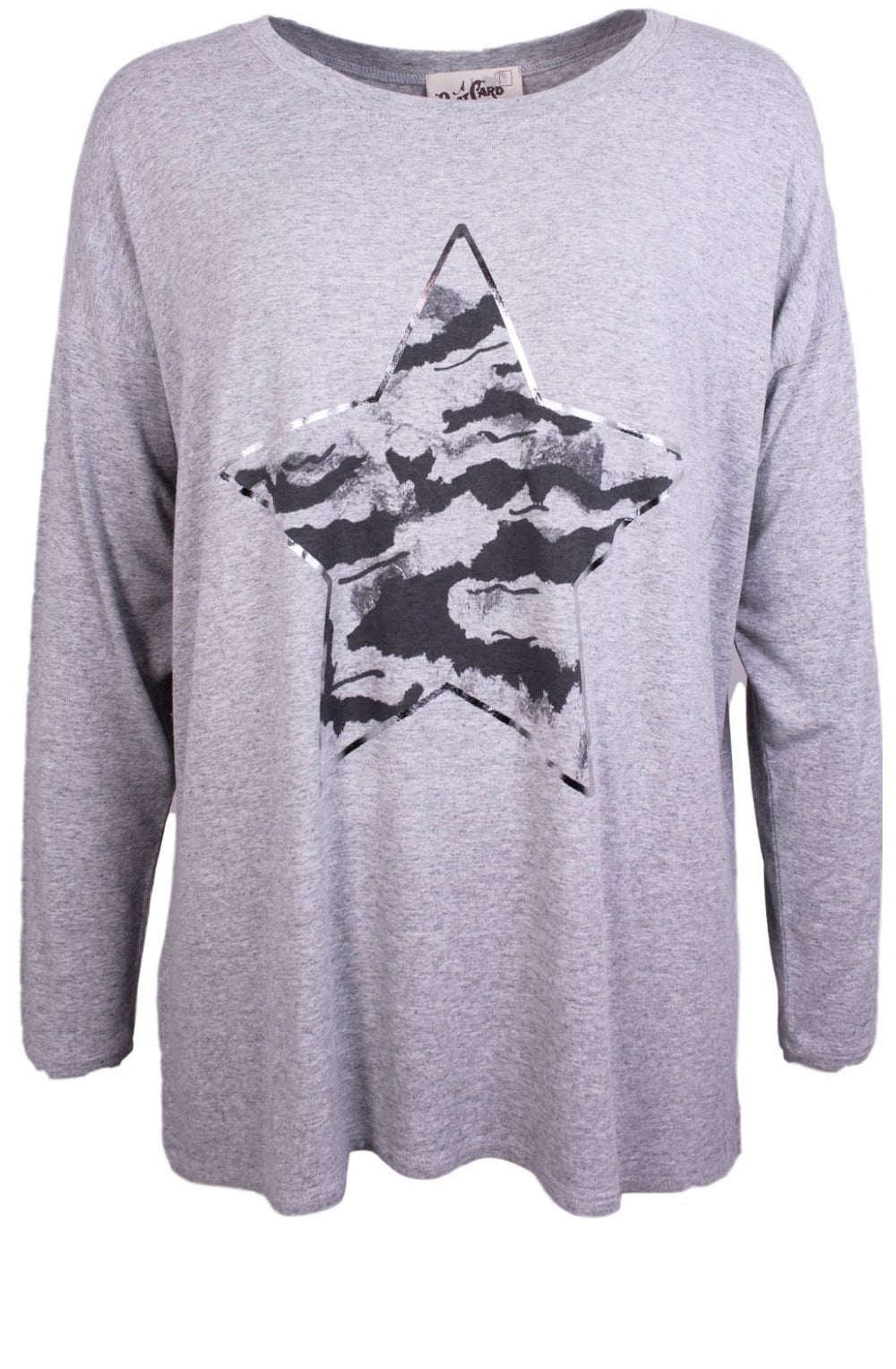 Star Design Oversized Top