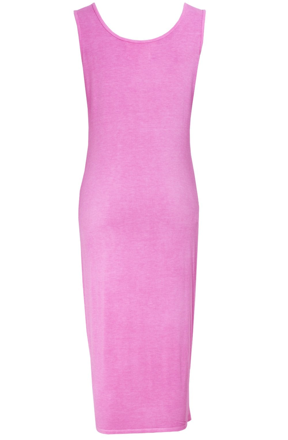 Stencil Pink Jersey Midi Dress