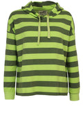 Striped Hooded Sweatshirt