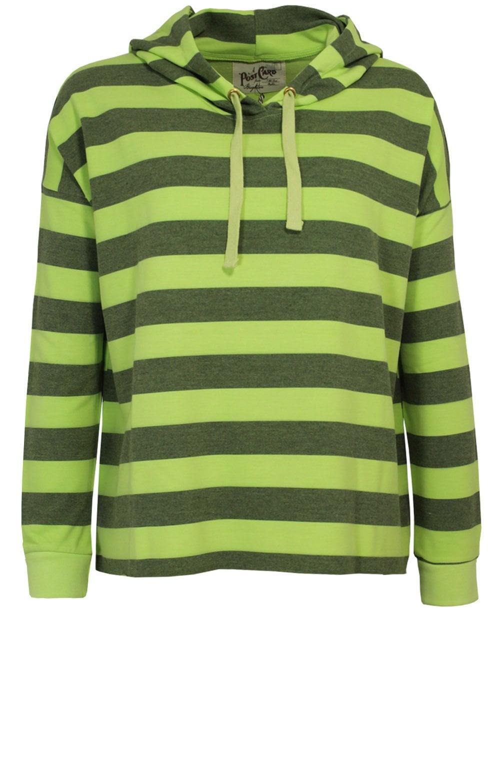 Striped Hooded Sweatshirt