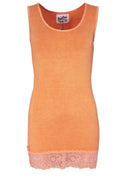 Suzy melba soft jersey lace bottom Vest