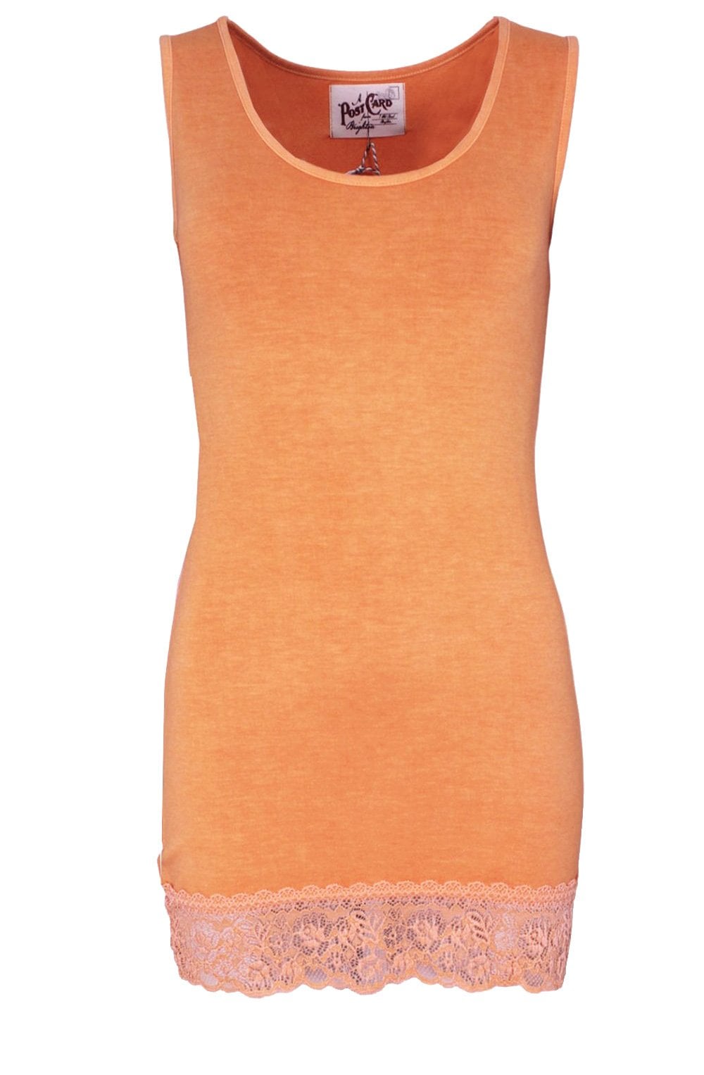 Suzy melba soft jersey lace bottom Vest