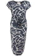 Valentina Metallic Chain Dress