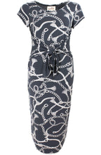 Valentina Metallic Chain Dress