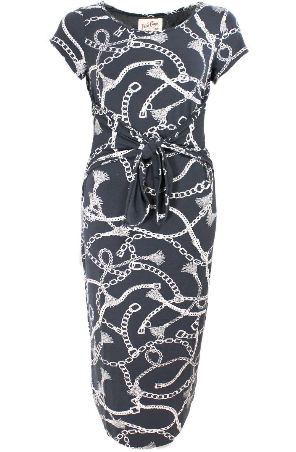 Valentina Metallic Chain Dress