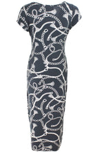 Valentina Metallic Chain Dress