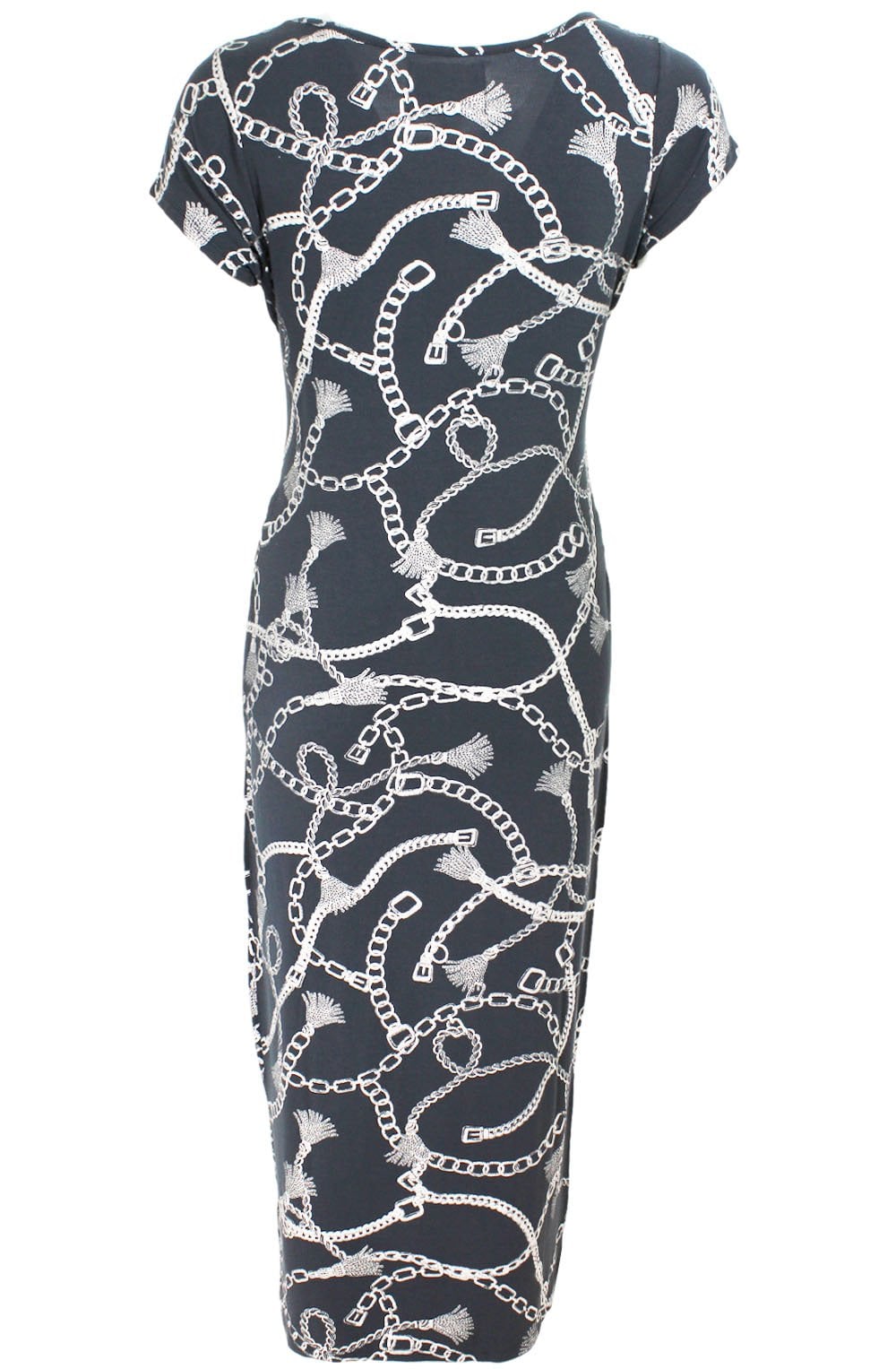 Valentina Metallic Chain Dress
